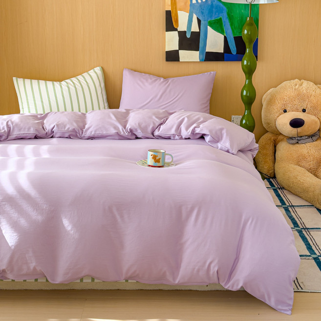 클라우드 니트 코튼 믹스 앤 매치 4 피스 세트 솔리드 컬러 믹스 앤 매치 4 피스 세트 기숙사 3 피스 세트 침구