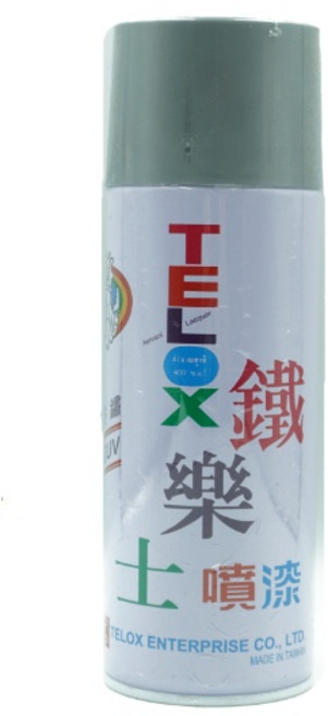 鐵樂士 噴漆 耐高溫 防鏽, 169 平光銀, 1個, 400ml