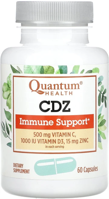 퀀텀헬스 CDZ 이뮨 써포트 60 캡슐, 6개, 60정 - 쿠팡