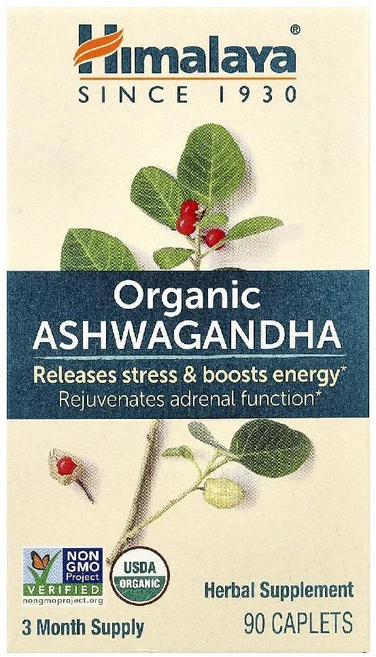 히말라야 아슈와간다 Ashwagandha Caplets 90정 - 쿠팡