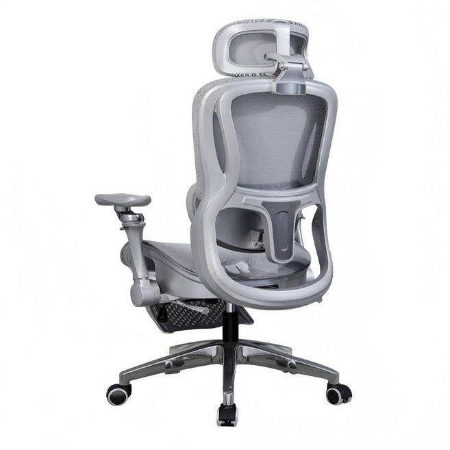 X-harbor 人體工學椅 6D 懸浮腰靠, X9-植絨網布-太空底盤