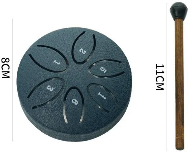 3인치 6 톤 스틸 텅 드럼 야외 악기 미니 미묘한 액세서리, 05 189, 한개옵션2