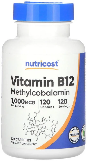 뉴트리코스트 비타민B12 메틸코발라민 1000mcg 120정, 1000 mcg, 120 개, 1개 - 쿠팡