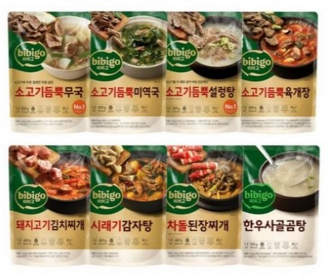 프리미엄 비비고 8종, 1세트, 3.76kg