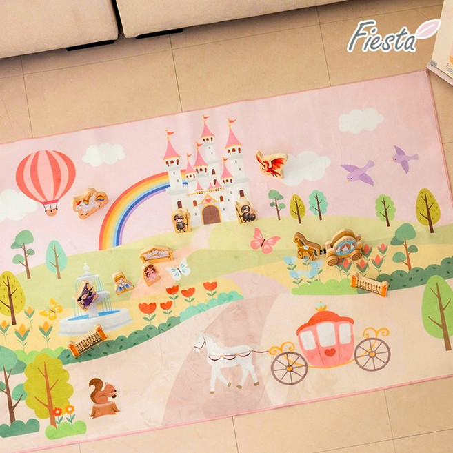 피에스타 키즈룸 러그 캐슬