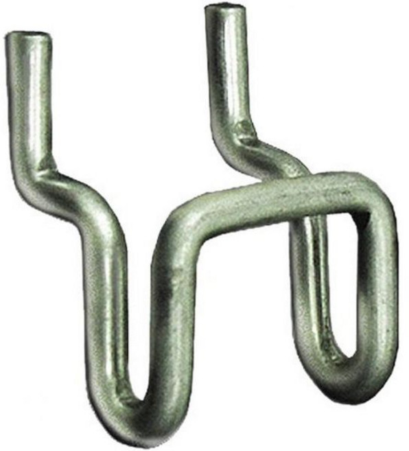 아자르 700020 금속 U형 후크 펙보드슬랫월용 20개 세트 3069680, 아자르 700020 금속 U형 후크 펙보드슬랫월용 20