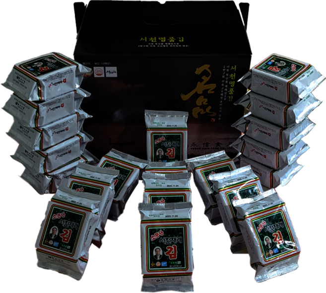 소문난 서천 재래김 도시락김 식탁김 조미김 서천김 대천광천김맛 재래김 김선물세트 반찬김, 20개, 15g