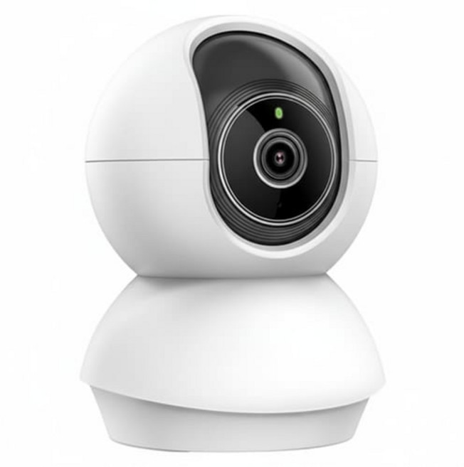 티피링크 4K 8백만 화소 실내용 회전형 AI 홈 보안 Wi-Fi 카메라, 1개, Tapo C250