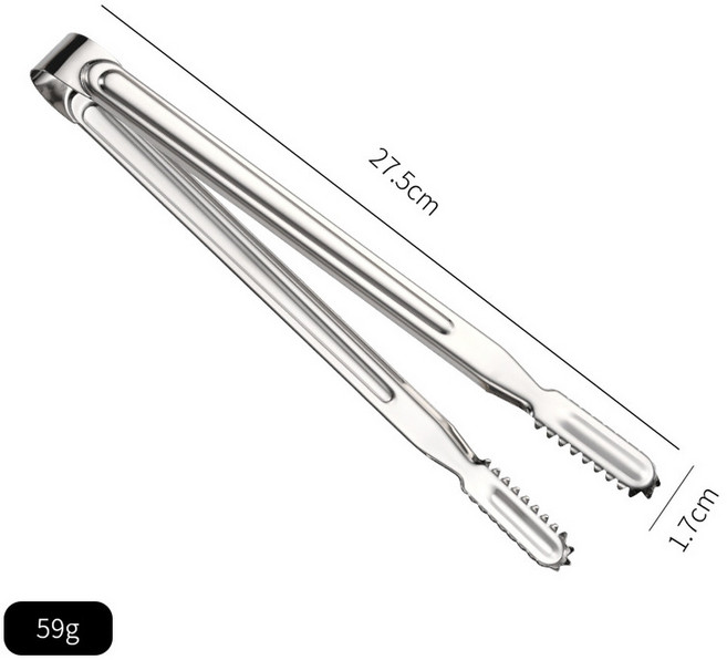 不鏽鋼冰夾 食品夾 8吋, 1個, 12ml