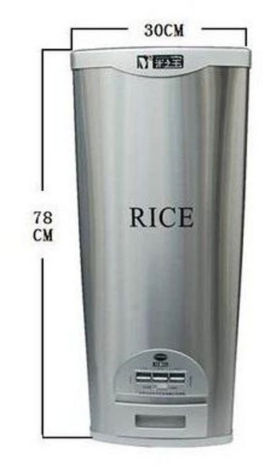 진공 쌀냉장고 밀폐쌀통 보관통 원터치 가정용전기 잡곡통, 실버 30kg, 기본 색상