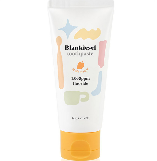 블랑키즐 유아용 고불소 치약 애플망고향, 60g, 1개
