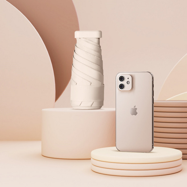 아브힐 초경량 6단 초미니 암막 우양산 우산 겸용 양산