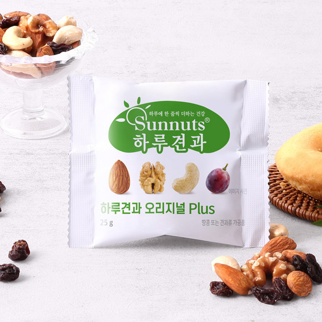 올바른푸드 썬넛트 하루견과 오리지널, 10개, 25g