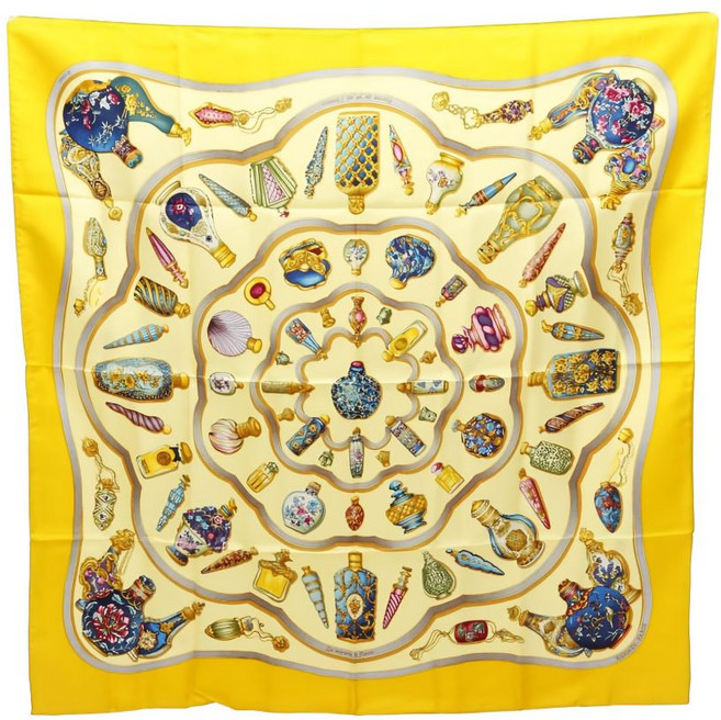 에르메스 중고 2010's 90 앵포르테 르 플라콘 스카프