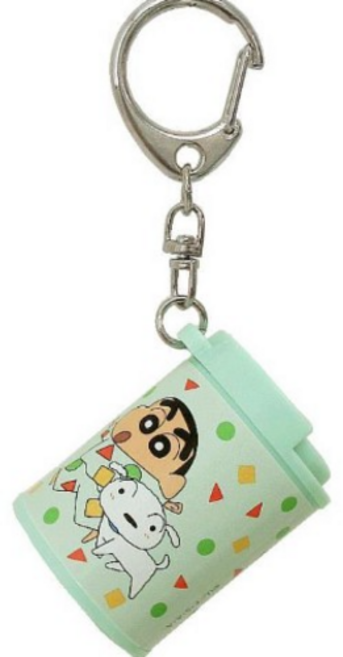 짱구는못말려 크레용 신짱 짱구 코인 케이스 코인 실린더 동전 케이스 지갑 키링 키홀더