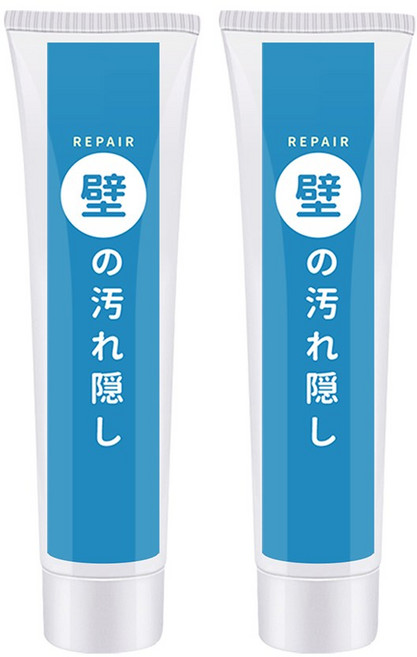 牆面修補膏 附刮板 輕鬆修補牆面裂縫、孔洞 告別牆面瑕疵 恢復居家美觀, 2套