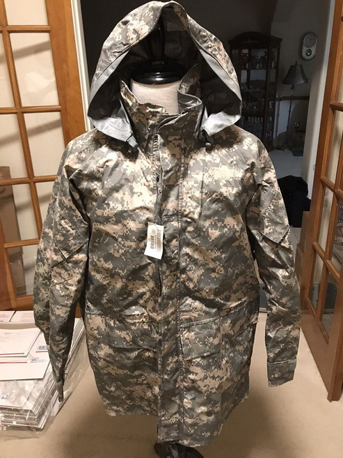정품 미국 GI 밀리터리 ACU 디지털 YNIVERSAL CAMO GORTEX 파카 재킷 ECWCS MR