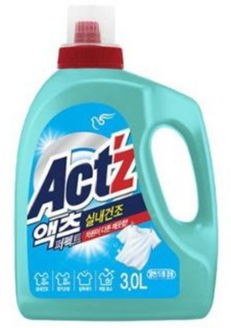 액츠 퍼펙트 실내건조 일반용 액상세제 본품, 3L, 1개