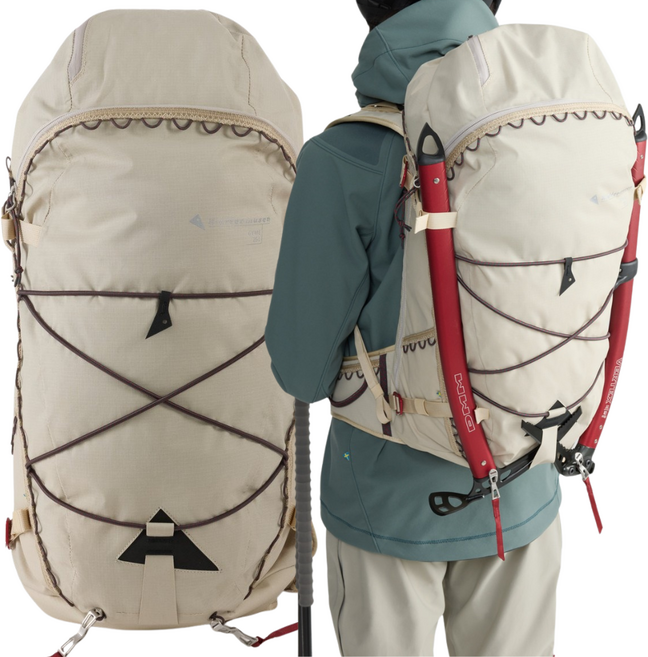 클라터뮤젠 백팩 지미 25L 등산 가방 배낭 스키 아웃도어 방수 GTS-KM 실버크림, 실버 크림