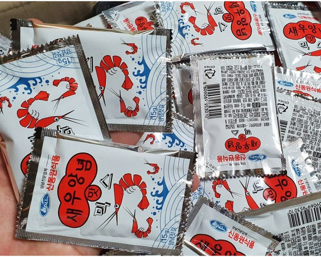 신동원 일회용 새우젓양념 소스 맛믹스 15g, 100개
