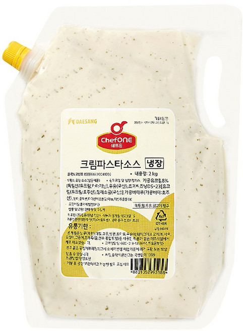 청정원 크림파스타소스 2kg, 1개