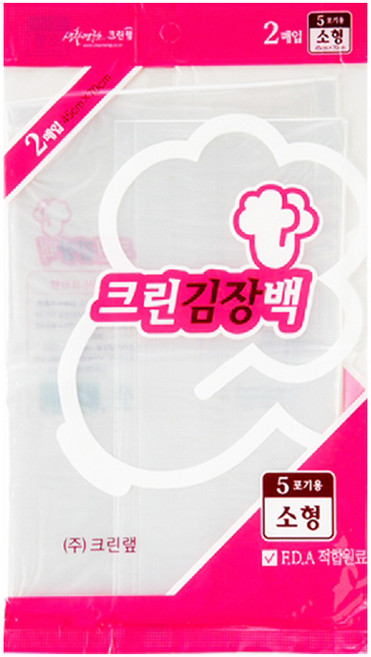크린랩 크린 김장백 소형(5포기용) 2매입, 소형(약5포기), 2개입, 1개