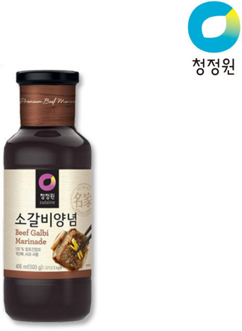 청정원 전통 소갈비양념, 500g, 10개
