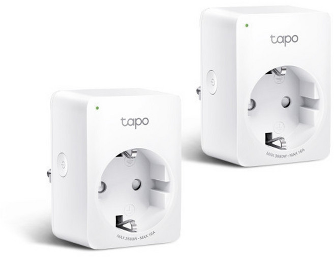 Tapo P100 2팩 10A IoT 스마트플러그 구글홈 타이머 콘센트절전 Wi-Fi멀티탭, 2개