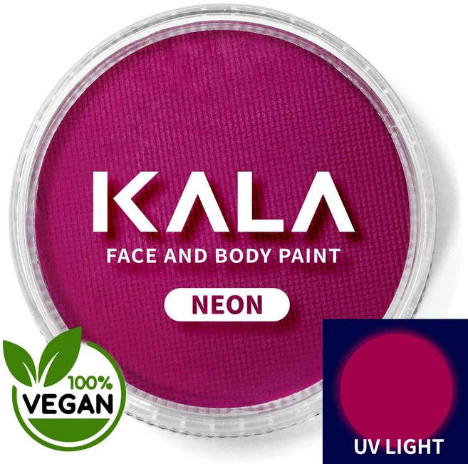 KALA 페이스페인팅 바디페인팅 수성물감 단색 싱글(30g) 아트마스크 입시용 축제 행사 할로윈 코스프레, KALA-UvNeon05Purple - 쿠팡