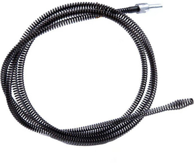 電動管道疏通彈簧通管器 廚房衛生間下水道堵塞疏通彈簧配件, 10mm0.5米疏通簧