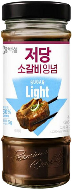 백설 저당 소갈비양념, 480g, 1개
