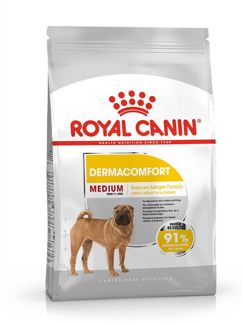 로얄캐닌 미디엄 더마컴포트 12kg / 중형견 성년기 건식사료 / ROYAL CANIN, 1개