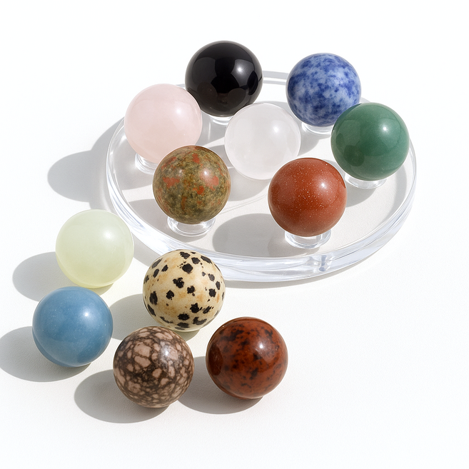 천연석 12원석 수정구 차크라 힐링 파워 스톤 로즈쿼츠 백수정 호안석 청금석 흑요석