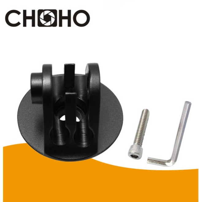 금속 CNC 어댑터 Gopro Hero 13 Insta360 X4 DJI OSMO Action 카메라 용 알루미늄 자전거 헤드셋 탑 캡, 03 검정색