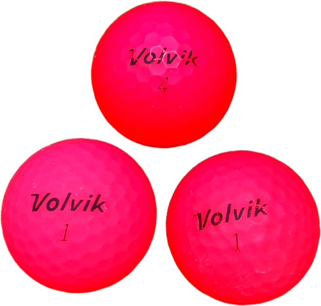 타이탄골프 볼빅 비비드 무광 컬러별 최상 퀄리티 로스트볼 30개 세트 동급최강!, 1개입, 레드 A