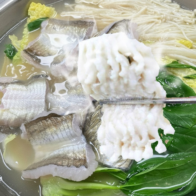 하모회 샤브샤브 손질 하모 갯장어 평일 2시까지주문시 띵작상점, 1개, 300g (원물1kg+소스+약재+육수가루)