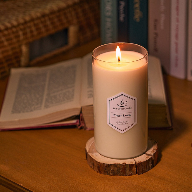 더스윗캔들 내츄럴 소이캔들 라지자 540g 8가지향, (S)블랙체리, 1개