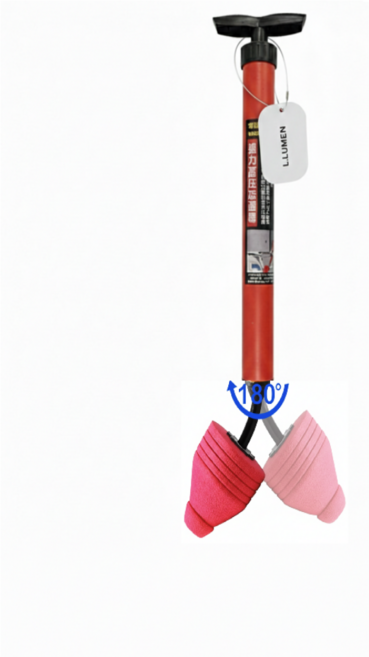 엘루멘 고압력 변기 뻥뚫어 하수도 막힘, 레드