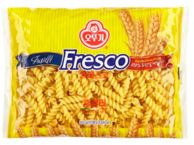 오뚜기 프레스코 후실리, 500g, 9개