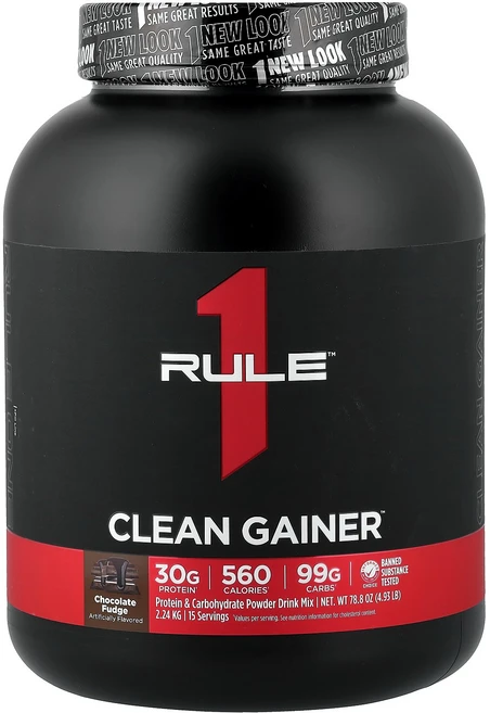 Rule One Proteins Clean Gateer 초콜릿 퍼지 2.24kg(4.93lb) Proteins (룰 원 프로틴), 2.24kg, 1개 - 쿠팡