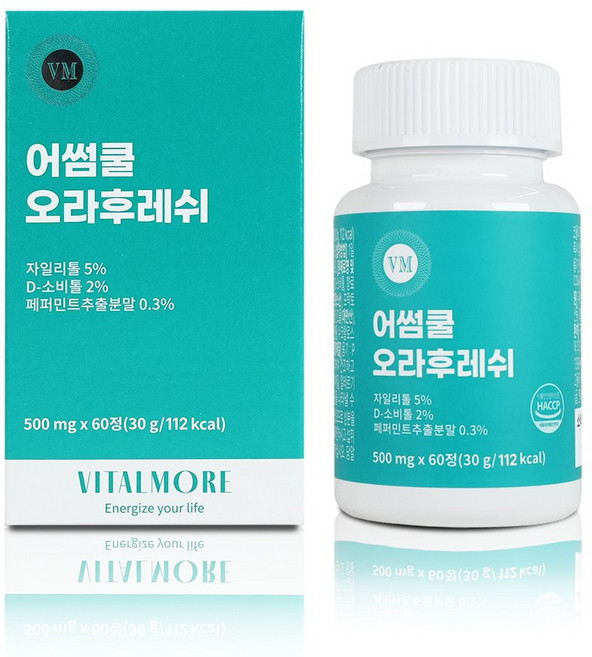 어썸쿨 오라후레쉬 구강유산균, 1개, 60정