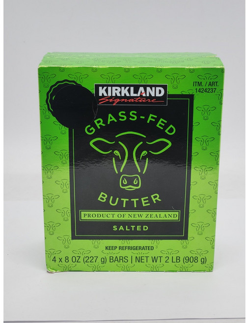 커클랜드 솔티드 가염버터 227g x 4EA 그라스 페드 목초, 4개
