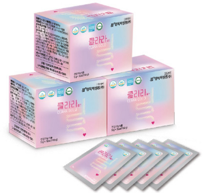 [정품]한독화장품 클라라 2박스 60포(1개월분) 마스크팩증정 해독 다이어트 체지방감소 배변활동원활 쾌변 변비, 2개