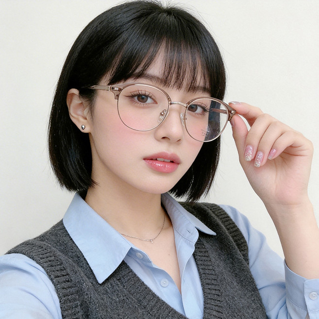 FEISEDY 블루라이트차단안경 초경량 남여공용 사무실 PC안경 B1241