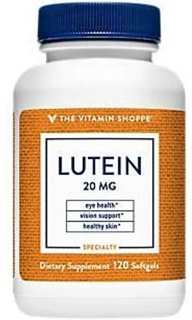 The Vitamin Shoppe Lutein 더 비타민 샵 루테인 20mg 120캡슐, 1개, 120정 - 쿠팡