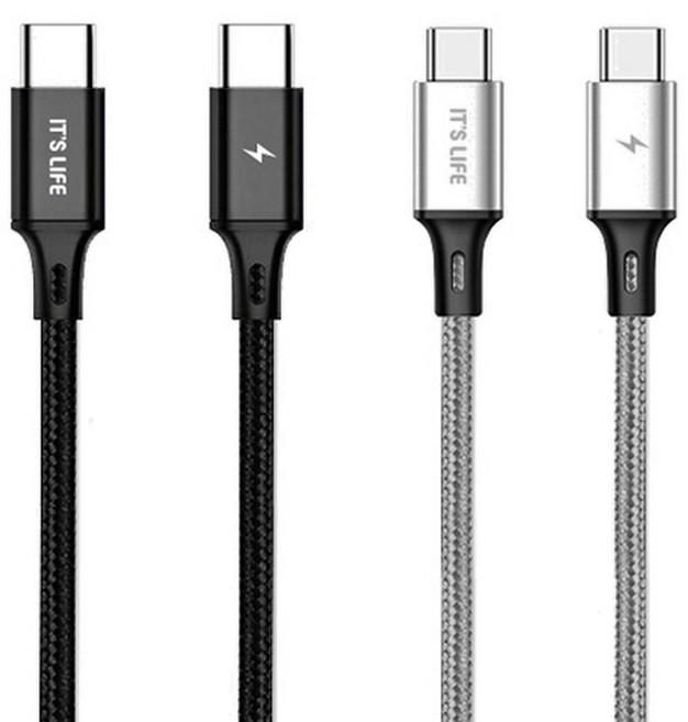 칸쿤 C타입 C to C PD 초고속 충전 케이블 60W, 1개