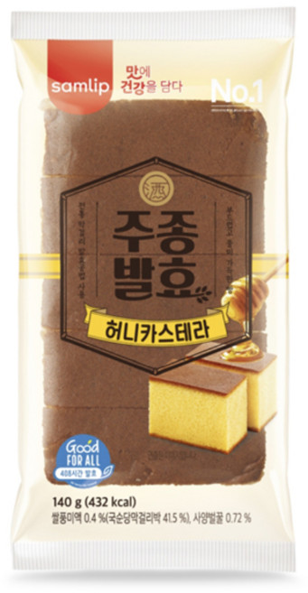삼립 허니 카스테라, 3개, 140g