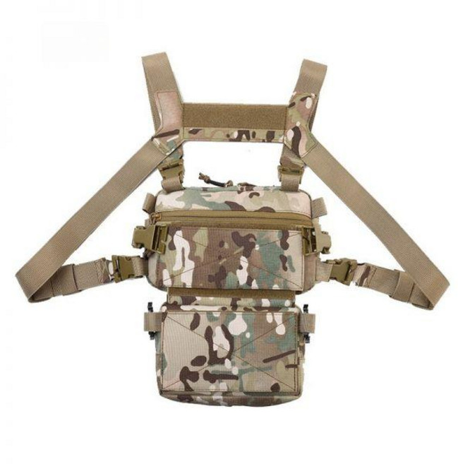 전술 멜빵 조끼 야외 가방 밀리터리 아머 리그 체스트 블랙, 03. CP 카무플라주, 20L 이하, 1개
