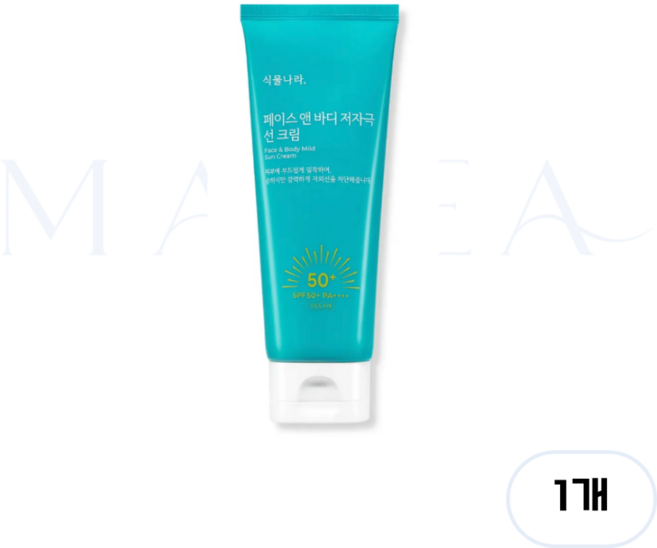 2위 - 식물나라 산소수 저자극 페이스앤바디 선크림 SPF50+ PA++++, 1개, 150ml