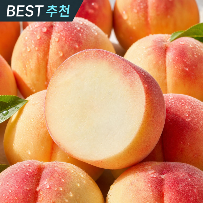 4위 - [오픈특가] 산지직송 고당도 딱딱이 복숭아, 1박스, 대과 2kg (6-9과)
